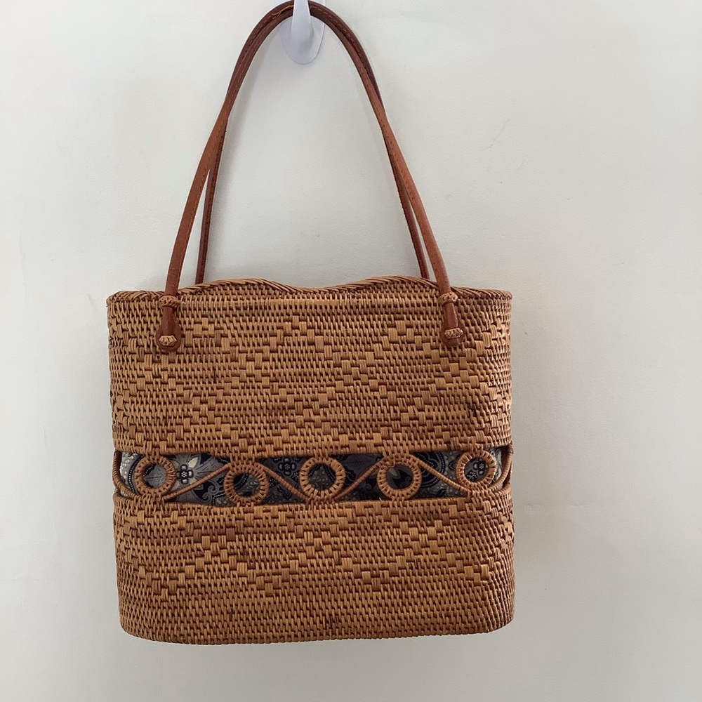 Small Straw Rectangle Bag - image 2